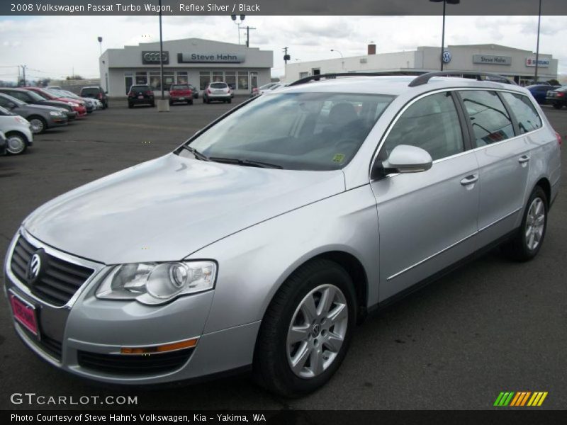 Reflex Silver / Black 2008 Volkswagen Passat Turbo Wagon