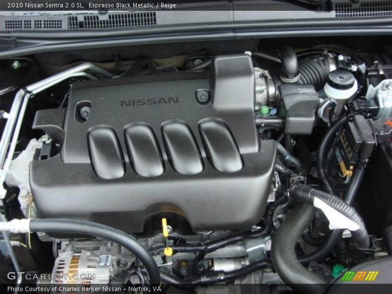 Espresso Black Metallic / Beige 2010 Nissan Sentra 2.0 SL