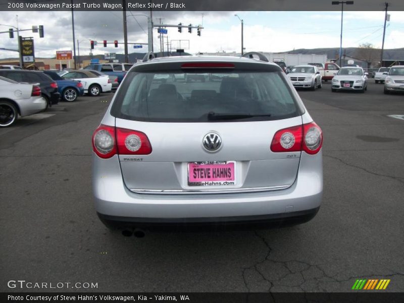 Reflex Silver / Black 2008 Volkswagen Passat Turbo Wagon