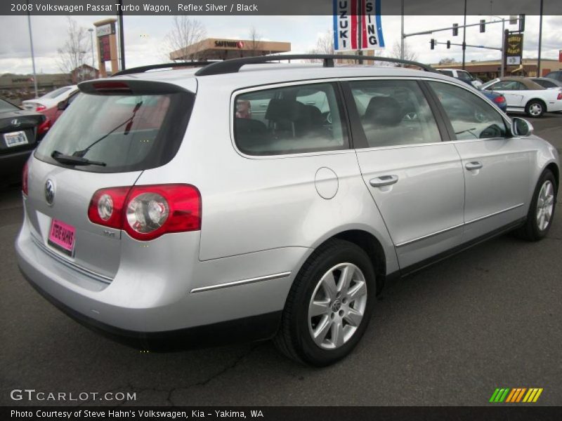 Reflex Silver / Black 2008 Volkswagen Passat Turbo Wagon