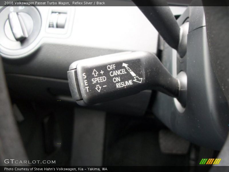 Reflex Silver / Black 2008 Volkswagen Passat Turbo Wagon