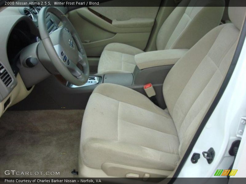 Winter Frost Pearl / Blond 2008 Nissan Altima 2.5 S