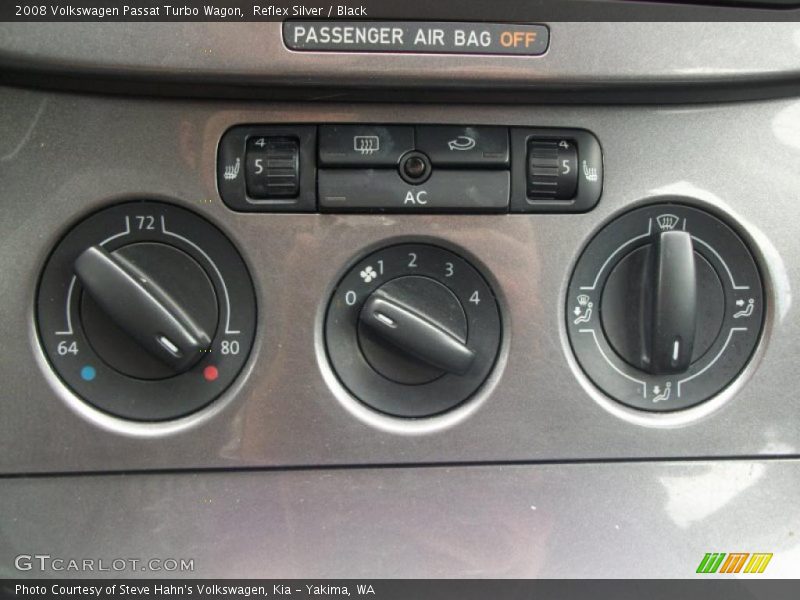 Controls of 2008 Passat Turbo Wagon