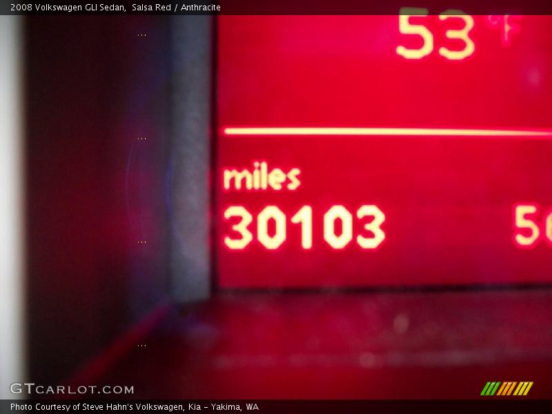 Salsa Red / Anthracite 2008 Volkswagen GLI Sedan