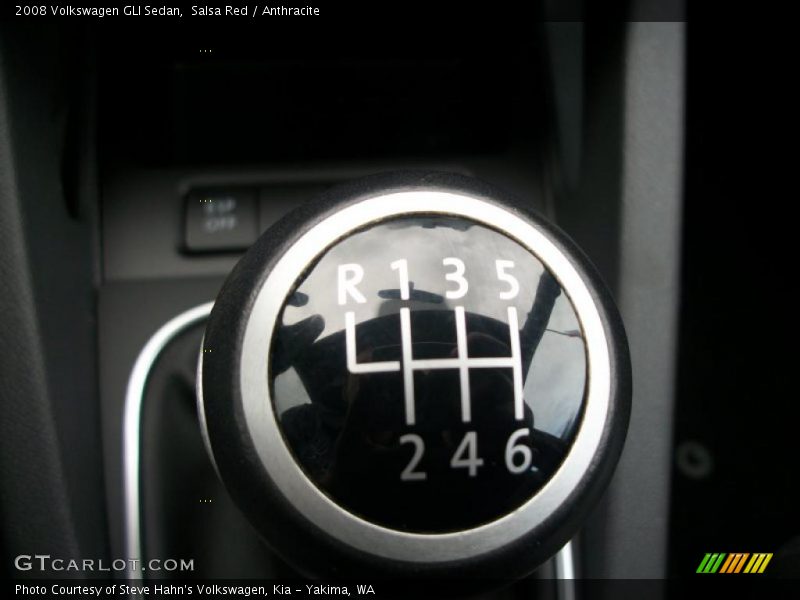  2008 GLI Sedan 6 Speed DSG Double-Clutch Automatic Shifter