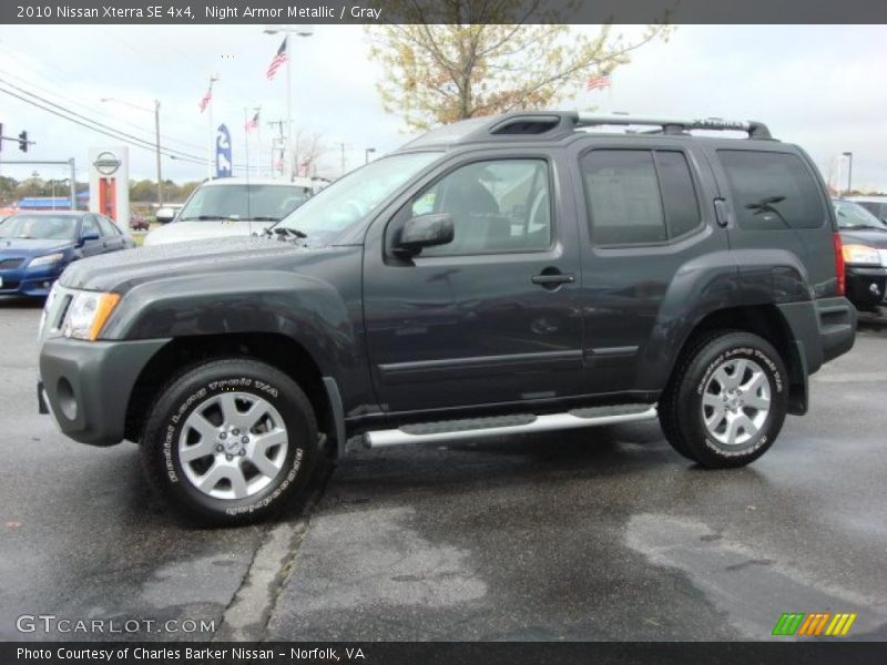 Night Armor Metallic / Gray 2010 Nissan Xterra SE 4x4