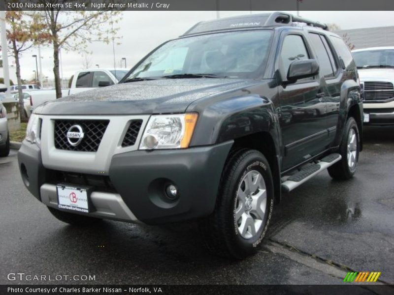 Night Armor Metallic / Gray 2010 Nissan Xterra SE 4x4