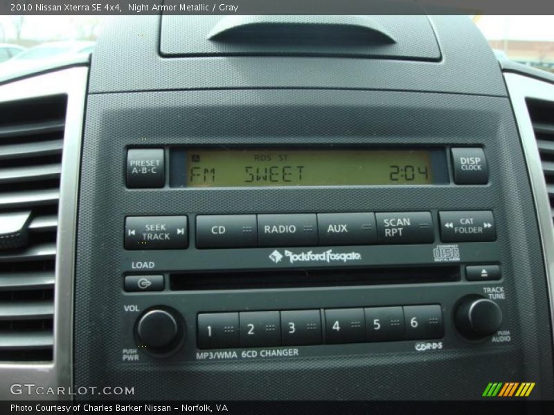 Controls of 2010 Xterra SE 4x4
