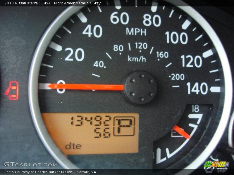 Night Armor Metallic / Gray 2010 Nissan Xterra SE 4x4