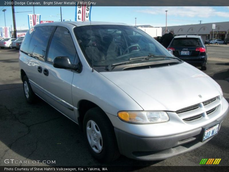 Bright Silver Metallic / Mist Grey 2000 Dodge Caravan