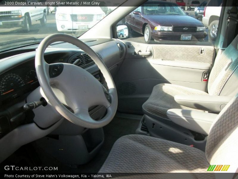 Bright Silver Metallic / Mist Grey 2000 Dodge Caravan