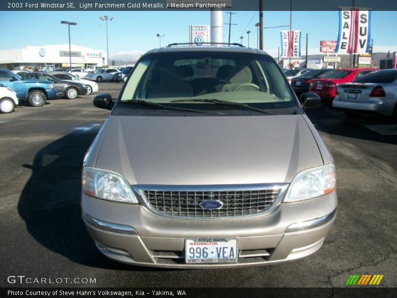 Light Parchment Gold Metallic / Medium Parchment 2003 Ford Windstar SE