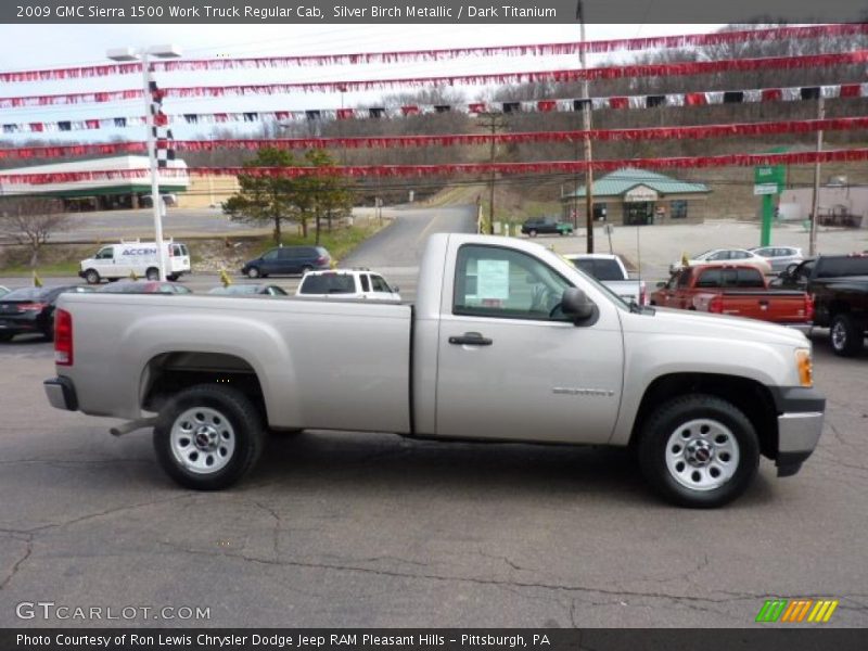  2009 Sierra 1500 Work Truck Regular Cab Silver Birch Metallic