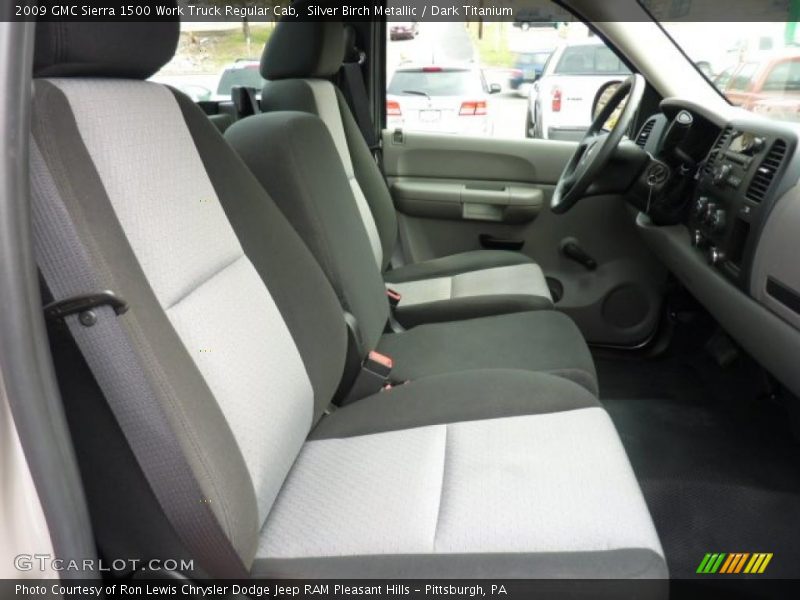  2009 Sierra 1500 Work Truck Regular Cab Dark Titanium Interior