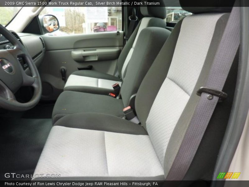  2009 Sierra 1500 Work Truck Regular Cab Dark Titanium Interior