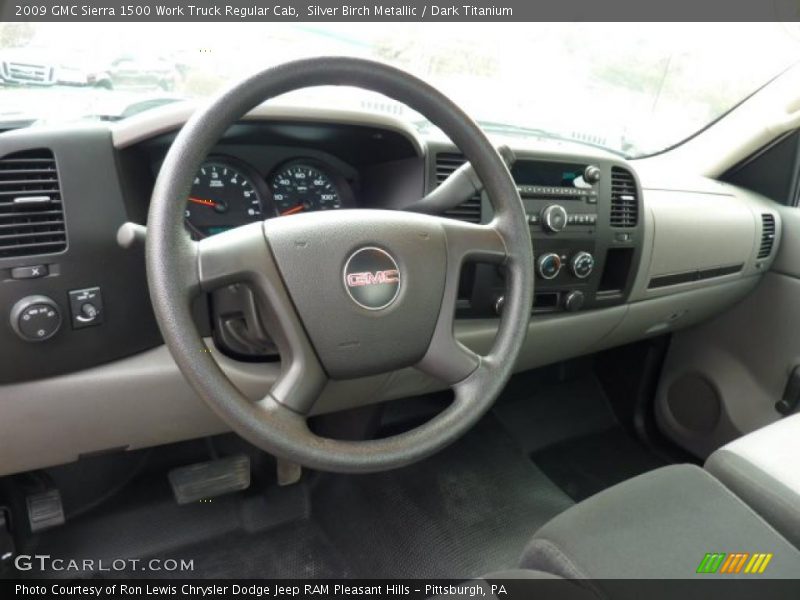 Dashboard of 2009 Sierra 1500 Work Truck Regular Cab