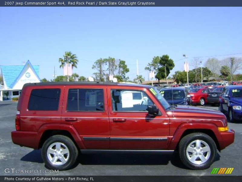 Red Rock Pearl / Dark Slate Gray/Light Graystone 2007 Jeep Commander Sport 4x4