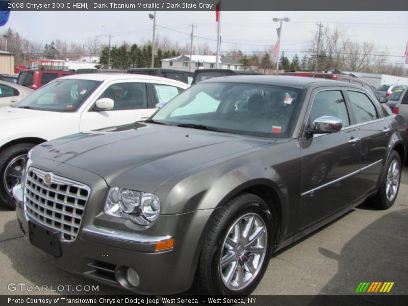 Dark Titanium Metallic / Dark Slate Gray 2008 Chrysler 300 C HEMI