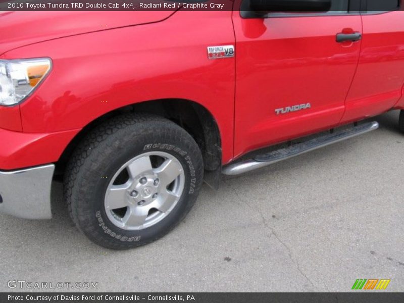 Radiant Red / Graphite Gray 2010 Toyota Tundra TRD Double Cab 4x4