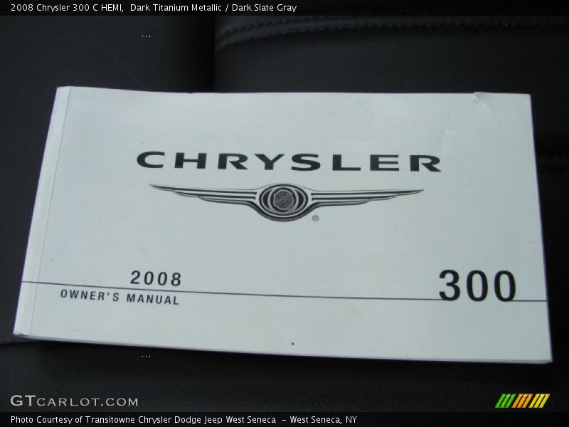 Dark Titanium Metallic / Dark Slate Gray 2008 Chrysler 300 C HEMI
