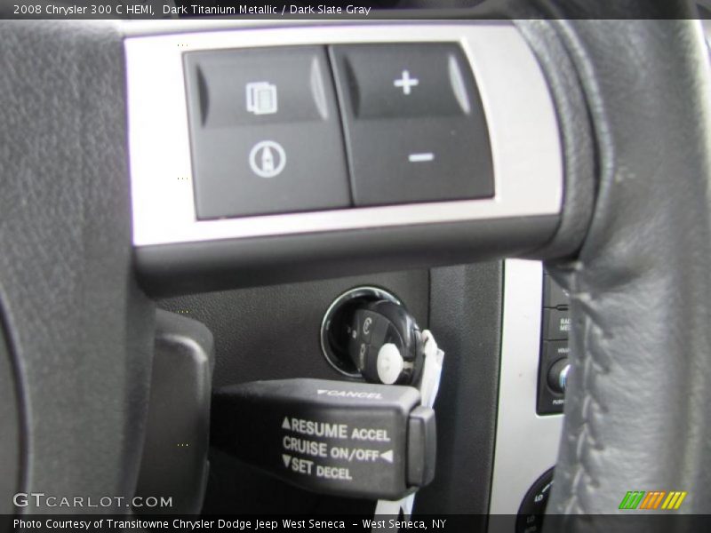 Dark Titanium Metallic / Dark Slate Gray 2008 Chrysler 300 C HEMI