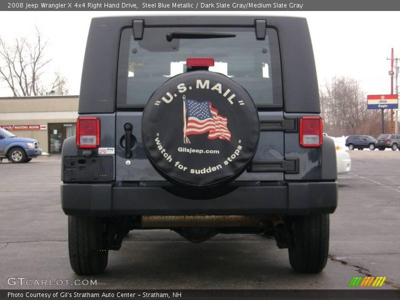 Steel Blue Metallic / Dark Slate Gray/Medium Slate Gray 2008 Jeep Wrangler X 4x4 Right Hand Drive