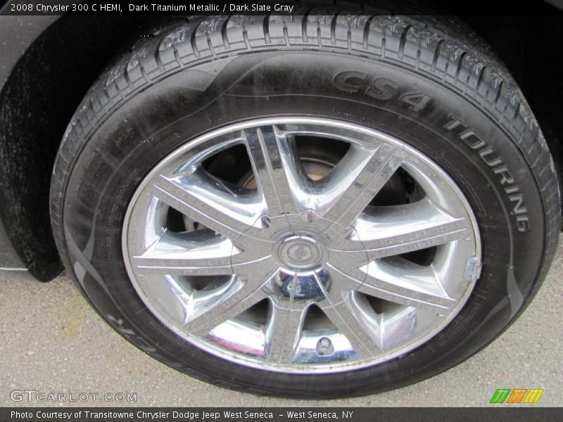 Dark Titanium Metallic / Dark Slate Gray 2008 Chrysler 300 C HEMI