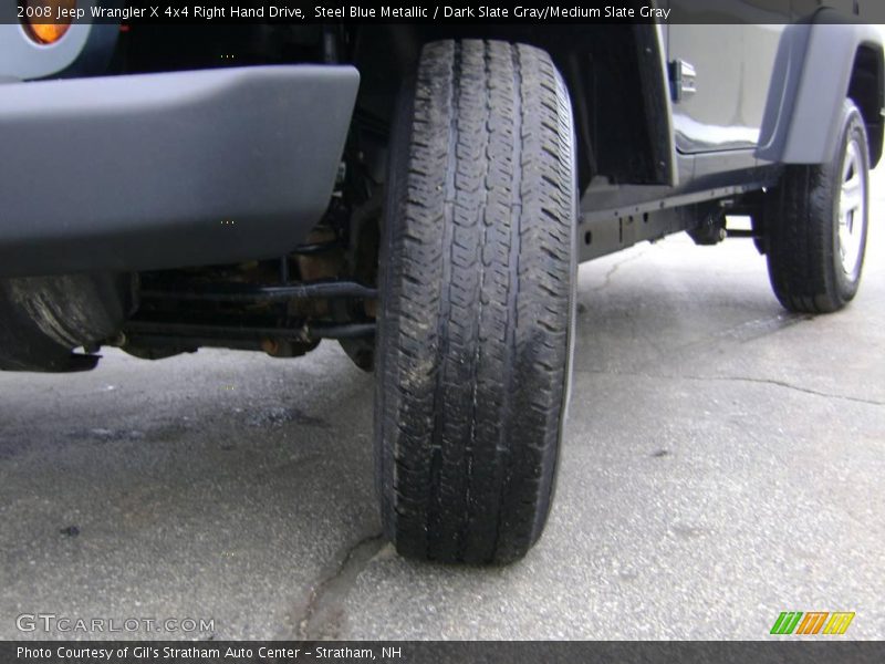 Steel Blue Metallic / Dark Slate Gray/Medium Slate Gray 2008 Jeep Wrangler X 4x4 Right Hand Drive