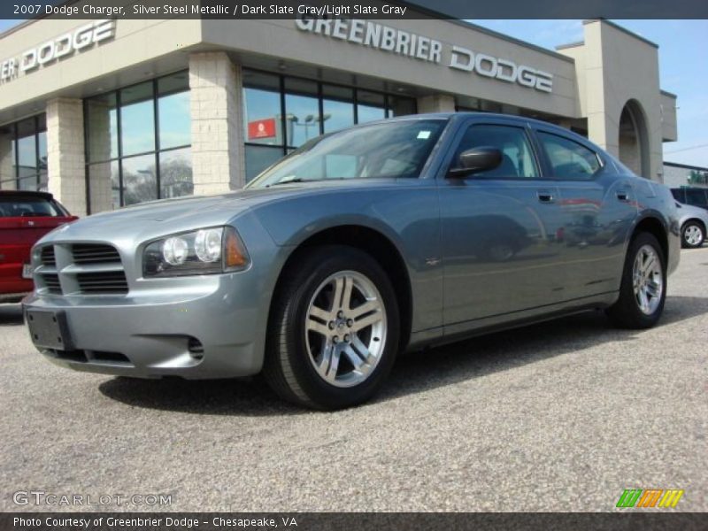 Silver Steel Metallic / Dark Slate Gray/Light Slate Gray 2007 Dodge Charger