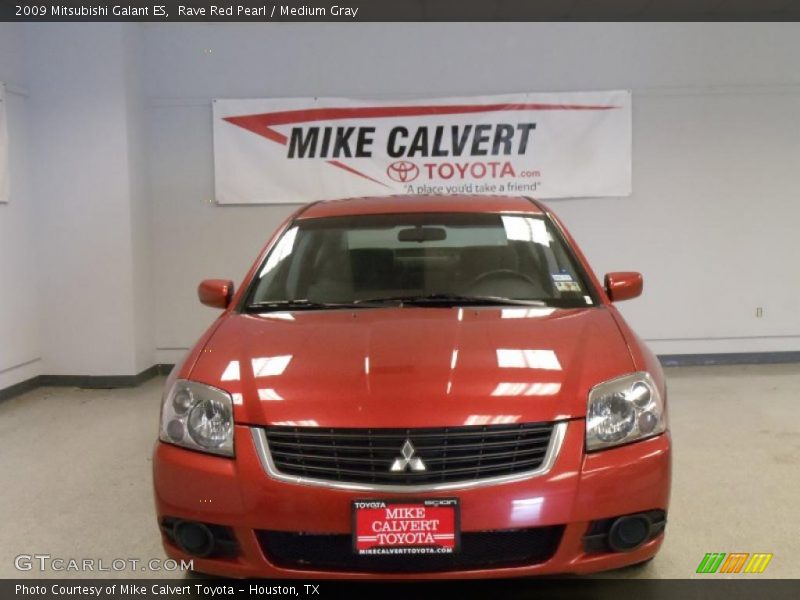 Rave Red Pearl / Medium Gray 2009 Mitsubishi Galant ES