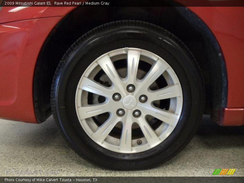 Rave Red Pearl / Medium Gray 2009 Mitsubishi Galant ES