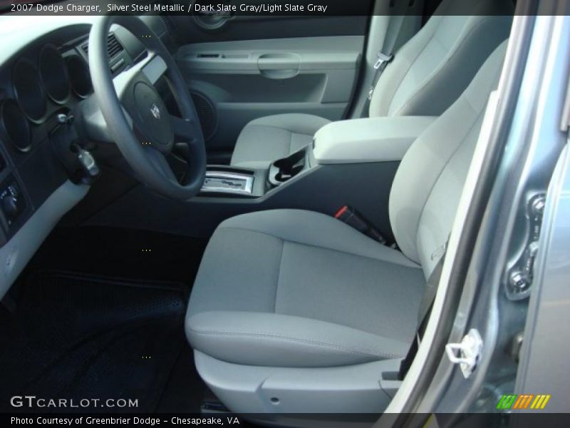 Silver Steel Metallic / Dark Slate Gray/Light Slate Gray 2007 Dodge Charger