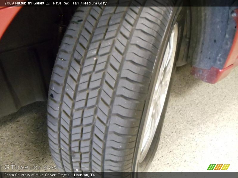 Rave Red Pearl / Medium Gray 2009 Mitsubishi Galant ES