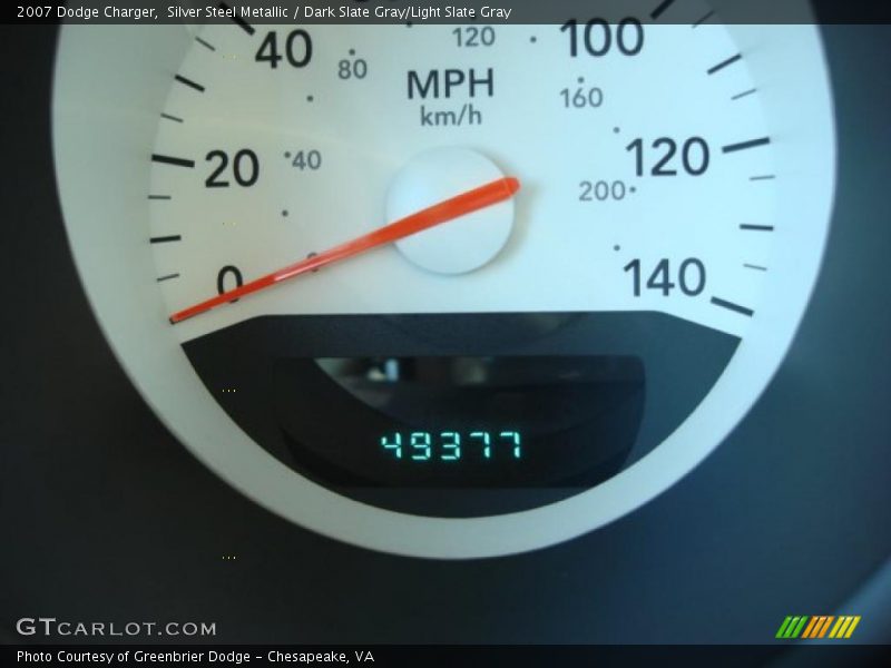 Silver Steel Metallic / Dark Slate Gray/Light Slate Gray 2007 Dodge Charger