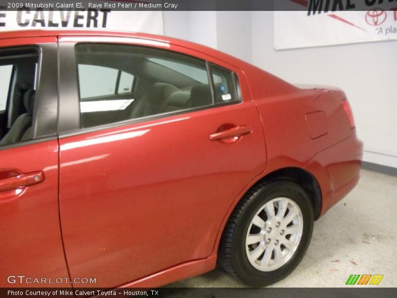 Rave Red Pearl / Medium Gray 2009 Mitsubishi Galant ES