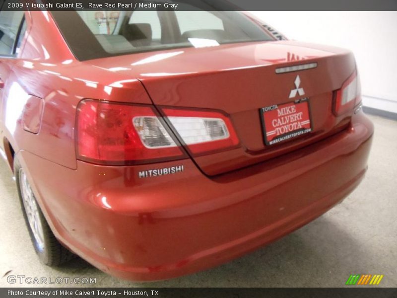 Rave Red Pearl / Medium Gray 2009 Mitsubishi Galant ES