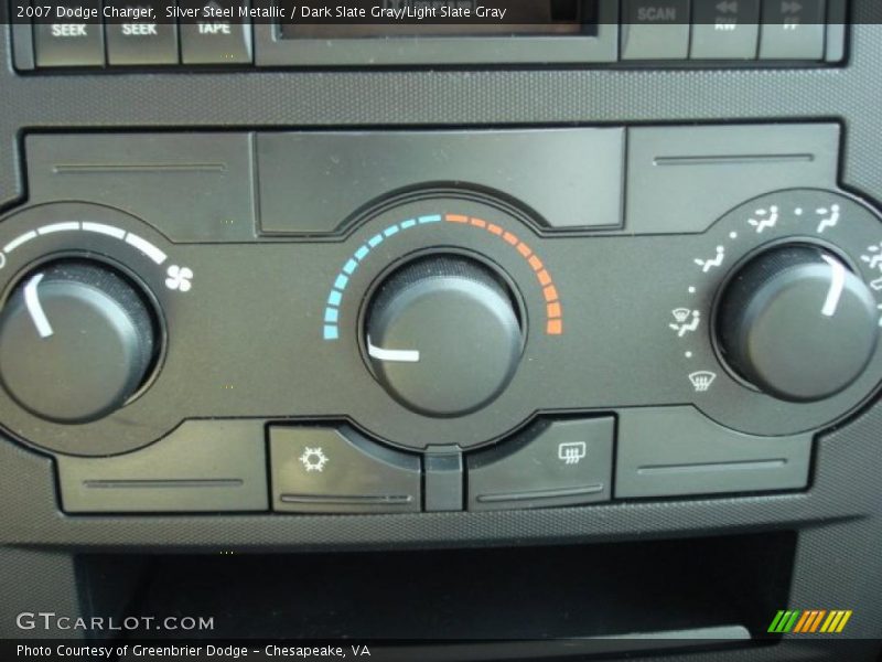 Silver Steel Metallic / Dark Slate Gray/Light Slate Gray 2007 Dodge Charger
