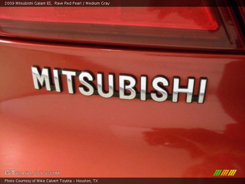 Rave Red Pearl / Medium Gray 2009 Mitsubishi Galant ES
