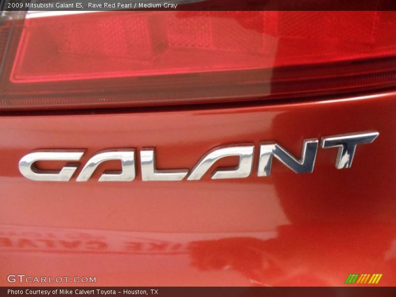 Rave Red Pearl / Medium Gray 2009 Mitsubishi Galant ES