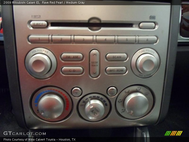 Rave Red Pearl / Medium Gray 2009 Mitsubishi Galant ES