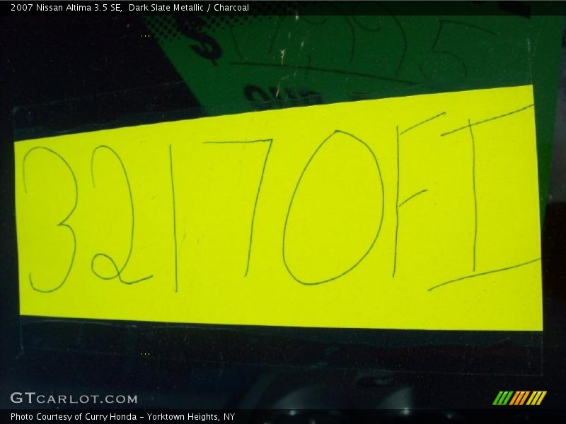 Dark Slate Metallic / Charcoal 2007 Nissan Altima 3.5 SE