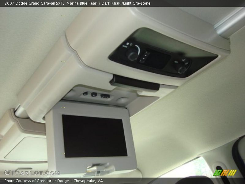Marine Blue Pearl / Dark Khaki/Light Graystone 2007 Dodge Grand Caravan SXT