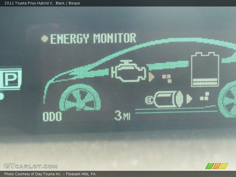 Black / Bisque 2011 Toyota Prius Hybrid V