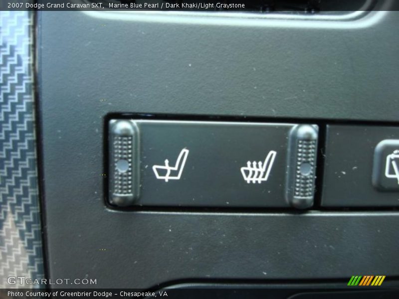 Marine Blue Pearl / Dark Khaki/Light Graystone 2007 Dodge Grand Caravan SXT