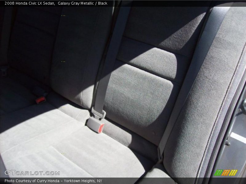 Galaxy Gray Metallic / Black 2008 Honda Civic LX Sedan