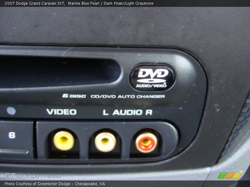 Marine Blue Pearl / Dark Khaki/Light Graystone 2007 Dodge Grand Caravan SXT
