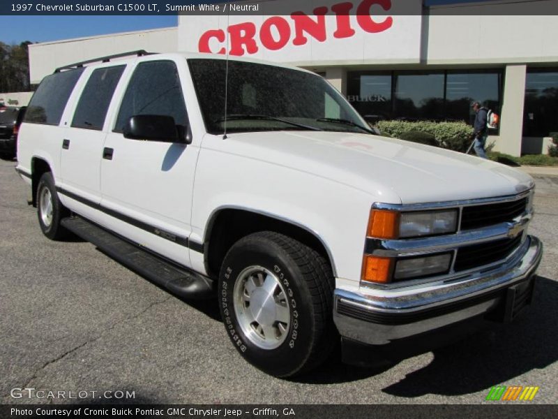 Summit White / Neutral 1997 Chevrolet Suburban C1500 LT