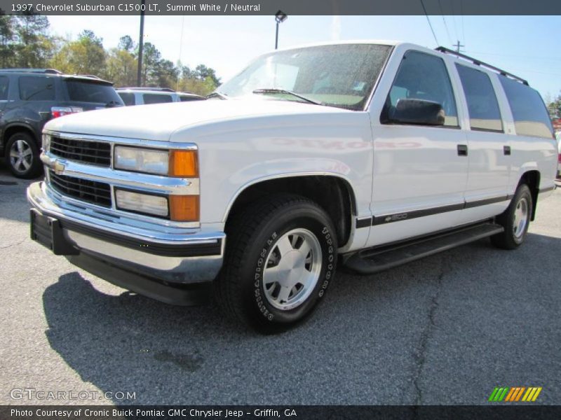 Summit White / Neutral 1997 Chevrolet Suburban C1500 LT