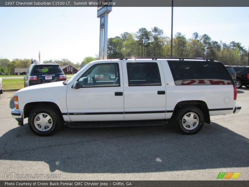 Summit White / Neutral 1997 Chevrolet Suburban C1500 LT