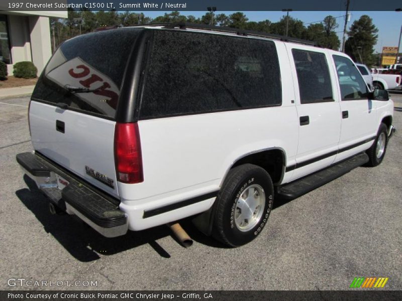 Summit White / Neutral 1997 Chevrolet Suburban C1500 LT